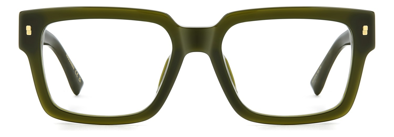 Eyeglasses Dsquared2 D2 0167/G 109383 1ED color green shape rectangle 