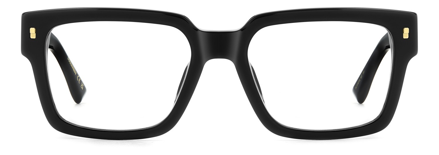 Occhiali da vista Dsquared2 D2 0167/G 109383 807 colore black forma rettangolare 