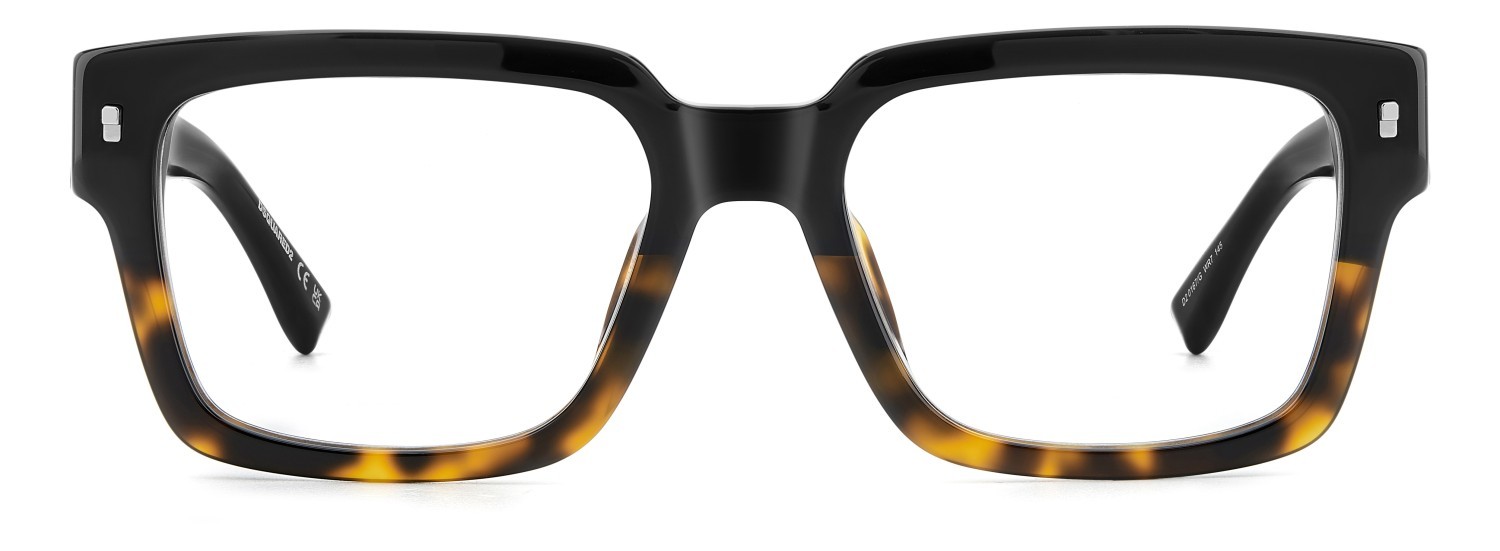 Eyeglasses Dsquared2 D2 0167/G 109383 WR7 color black havana shape rectangle 
