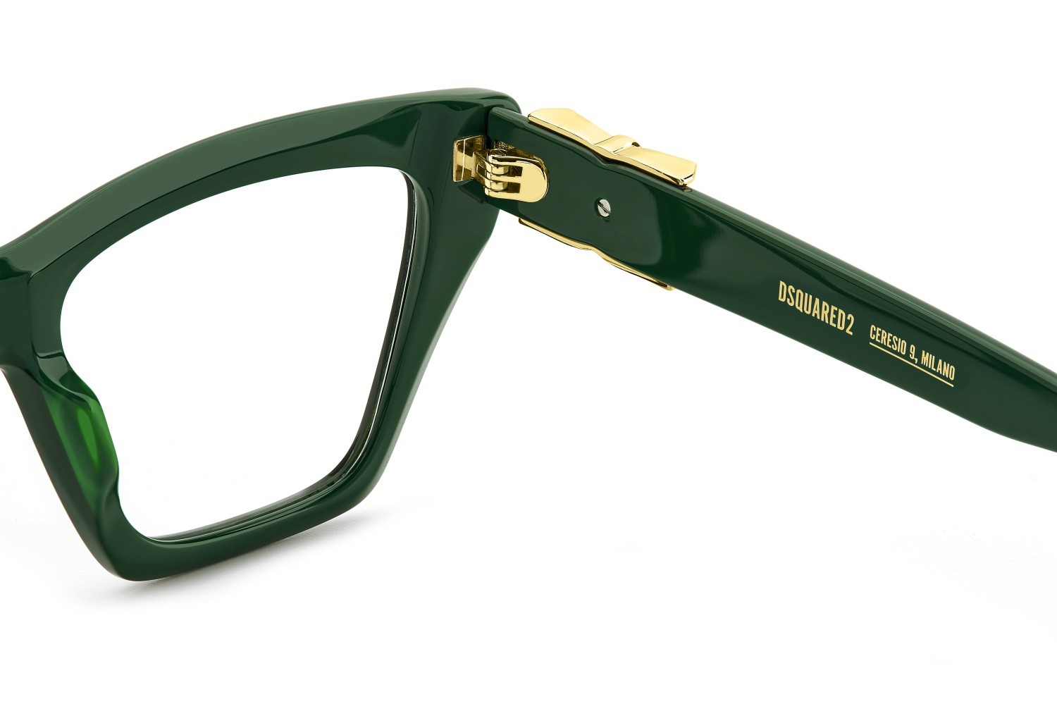 Occhiali da vista Dsquared2 D2 0172 109385 1ED colore green forma rettangolare 
