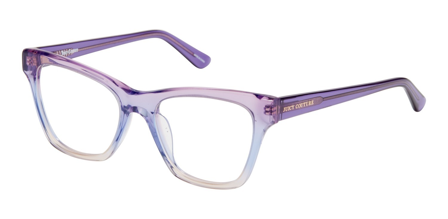 Eyeglasses Juicy Couture Ju 264/G 109391 2OW color shaded violet shape cat eye 
