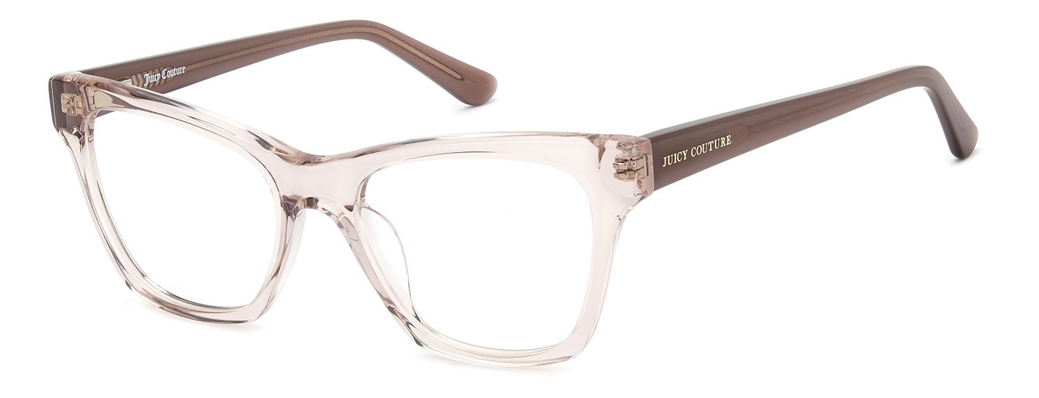 Eyeglasses Juicy Couture Ju 264/G 109391 3DV color crystal pink shape cat eye 