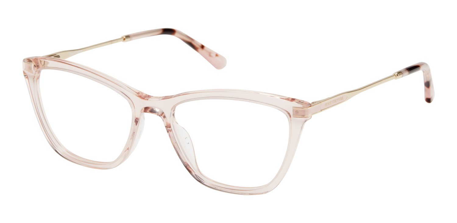 Brillen Juicy Couture Ju 266/G 109395 3DV farbe crystal pink form cat-eye 