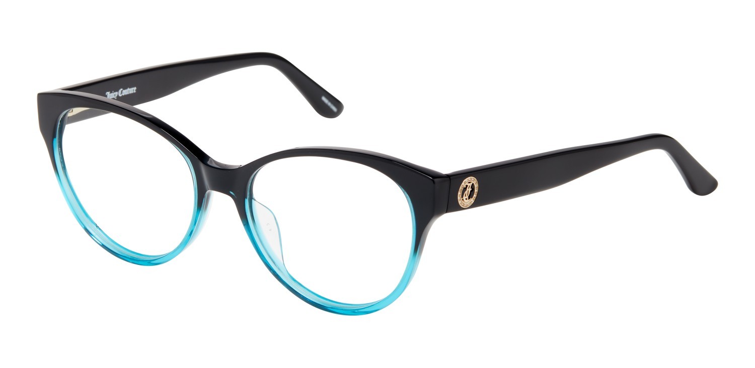 Brillen Juicy Couture Ju 267/G 109396 EL9 farbe black turquoise form rund 