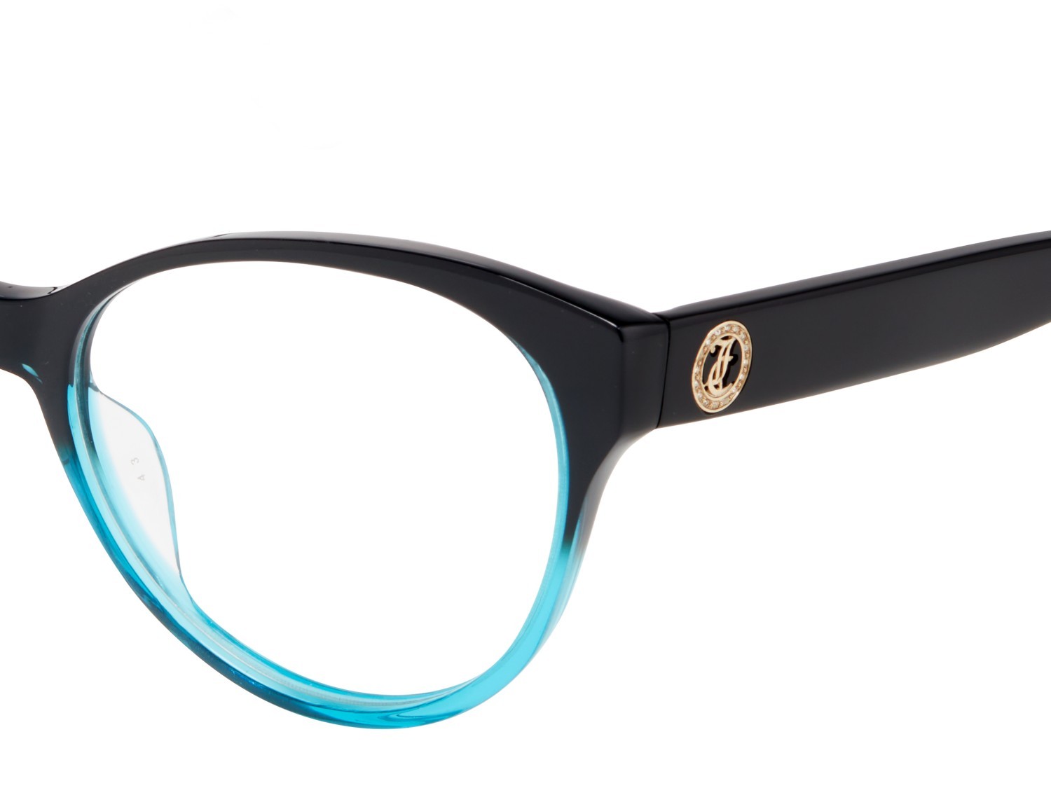 Brillen Juicy Couture Ju 267/G 109396 EL9 farbe black turquoise form rund 