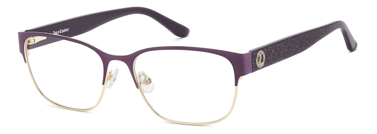 Eyeglasses Juicy Couture Ju 271/G 109398 1JZ color matte violet shape rectangle 