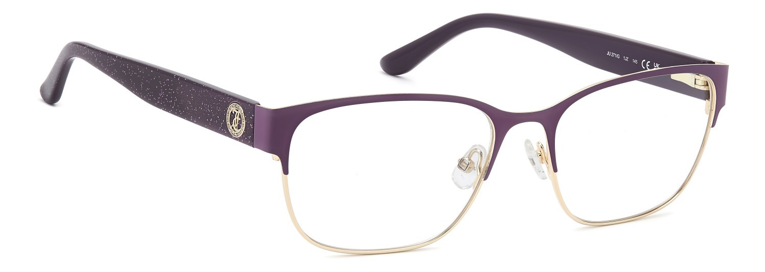 Eyeglasses Juicy Couture Ju 271/G 109398 1JZ color matte violet shape rectangle 