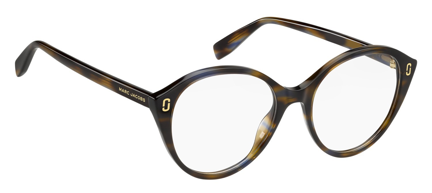 Occhiali da vista Marc Jacobs Mj 1123 109403 IWF colore horn brown blue forma cat eye 