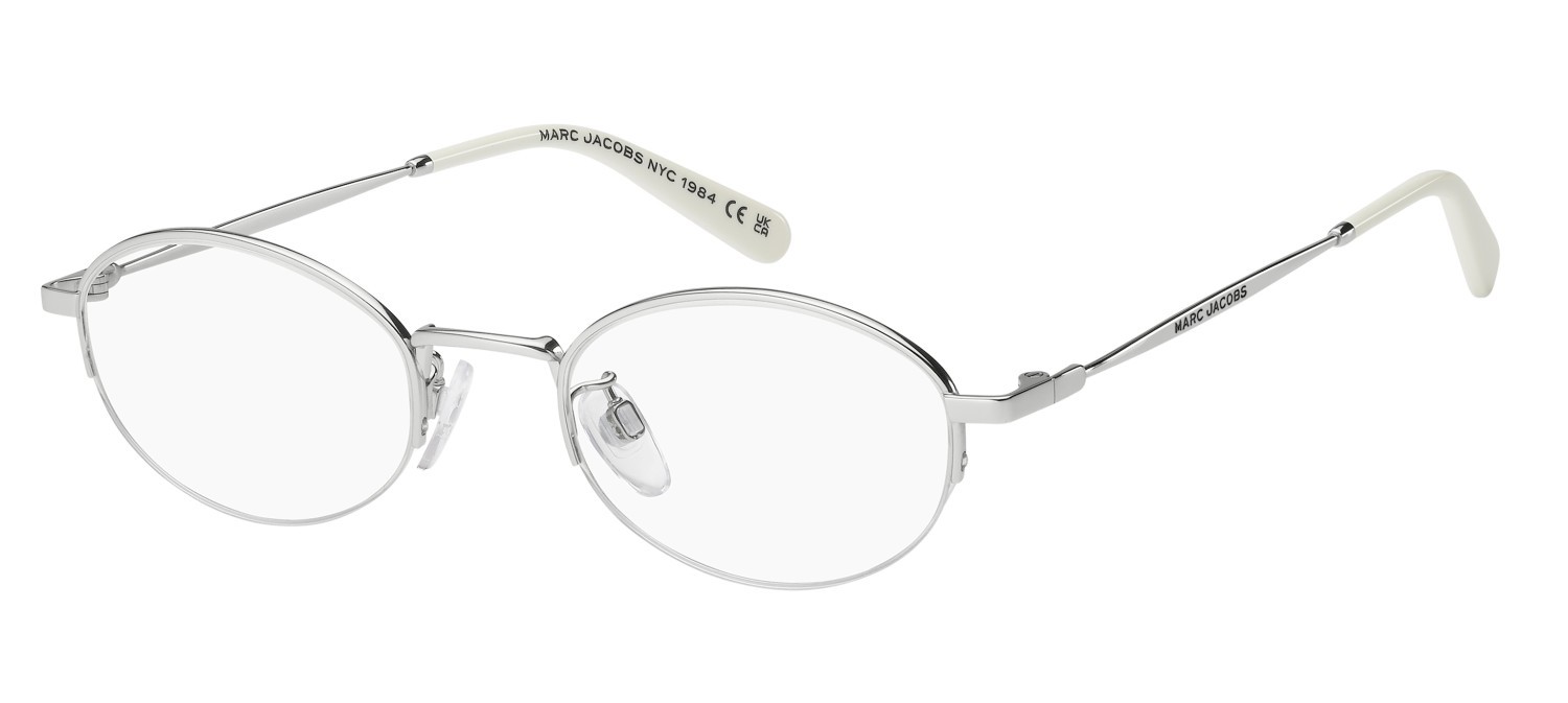 Occhiali da vista Marc Jacobs 831/F 109408 85L colore palladium white forma ovale 