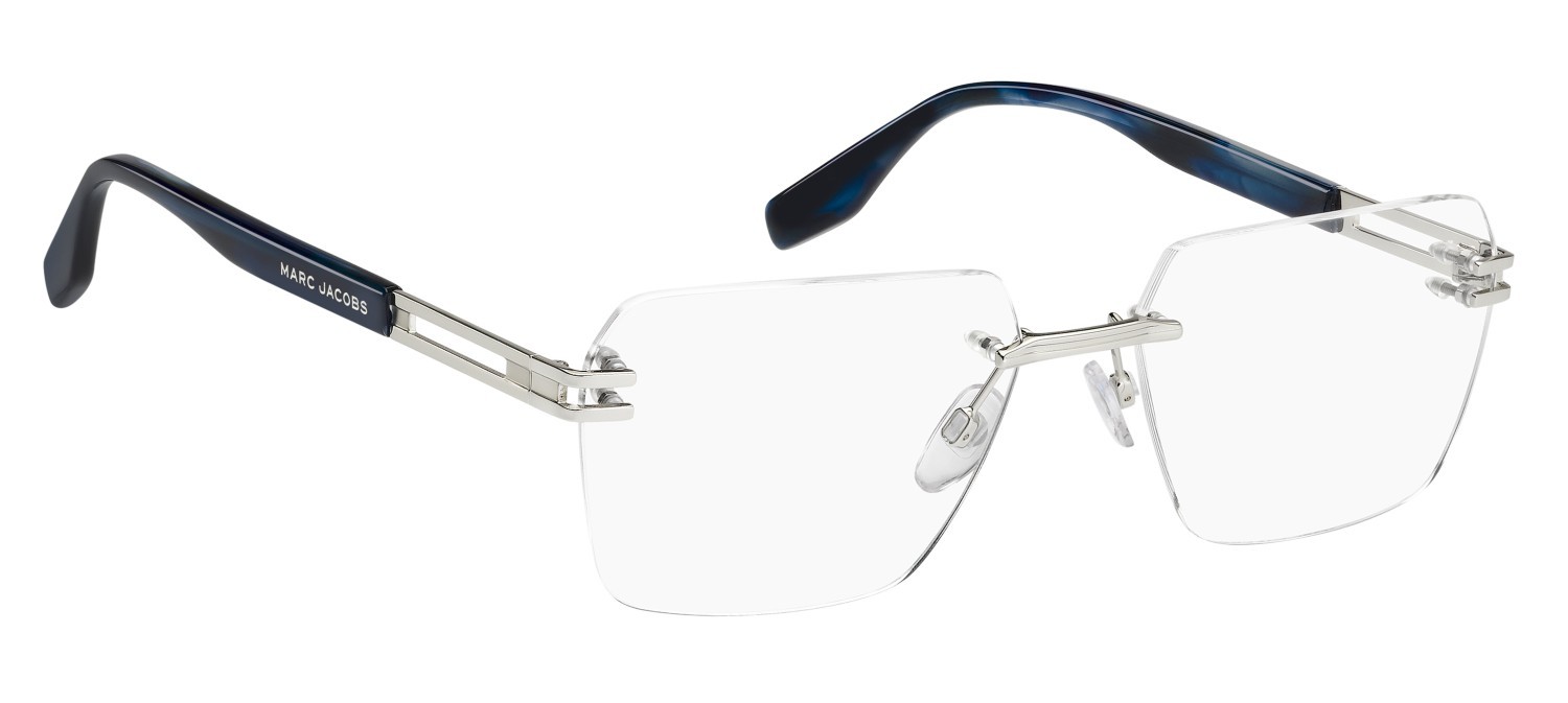 Occhiali da vista Marc Jacobs 841 109411 DOH colore palladium blue forma rettangolare 