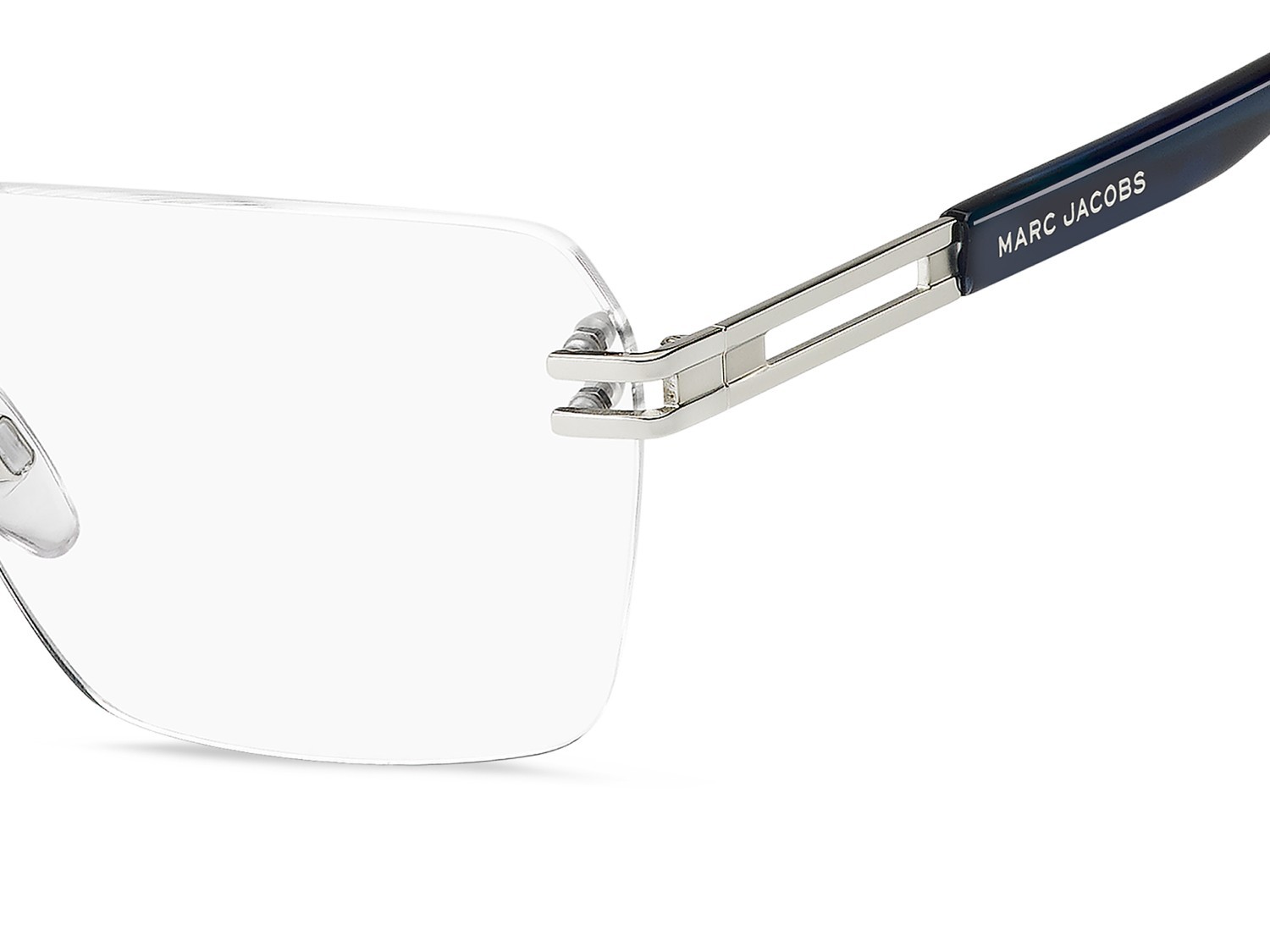 Occhiali da vista Marc Jacobs 841 109411 DOH colore palladium blue forma rettangolare 
