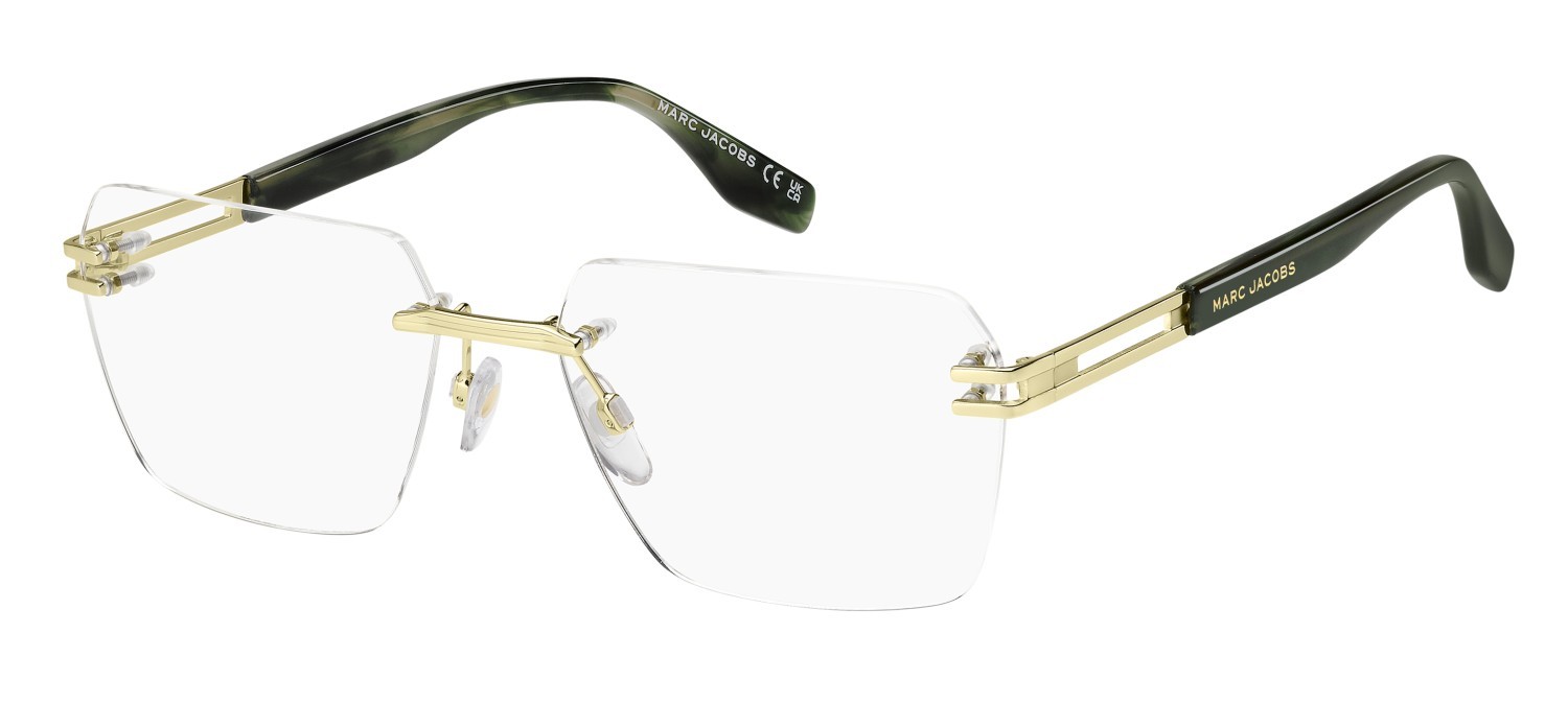Eyeglasses Marc Jacobs 841 109411 PEF color gold green shape rectangle 