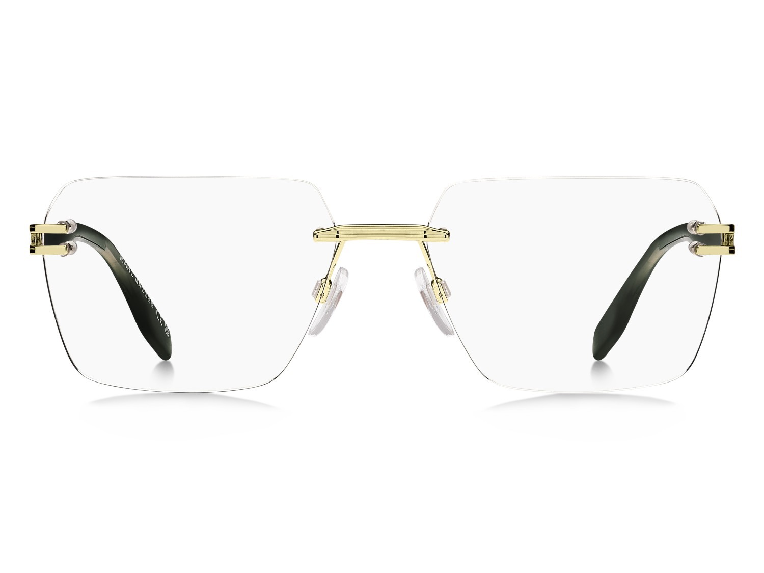 Eyeglasses Marc Jacobs 841 109411 PEF color gold green shape rectangle 