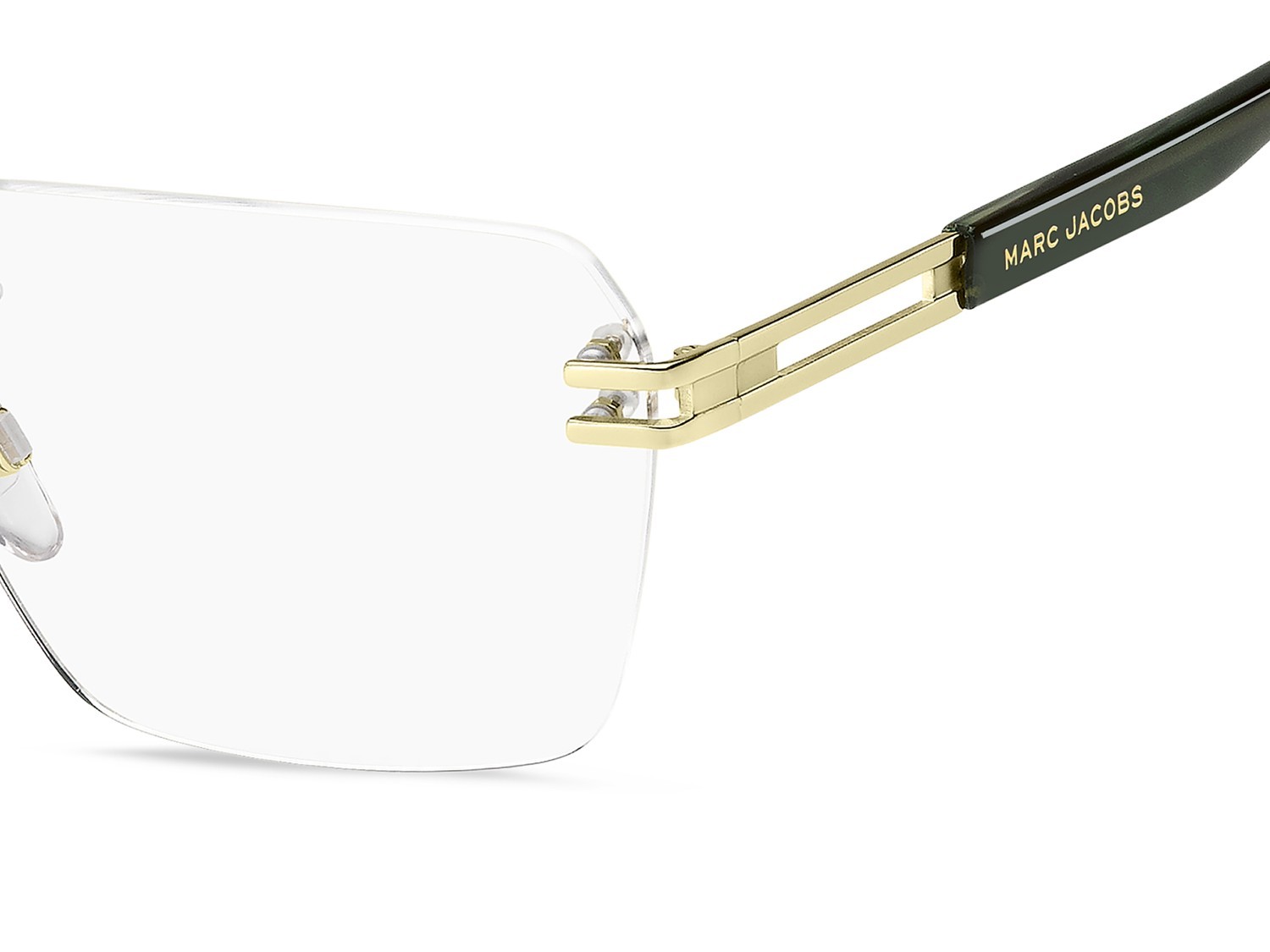 Eyeglasses Marc Jacobs 841 109411 PEF color gold green shape rectangle 