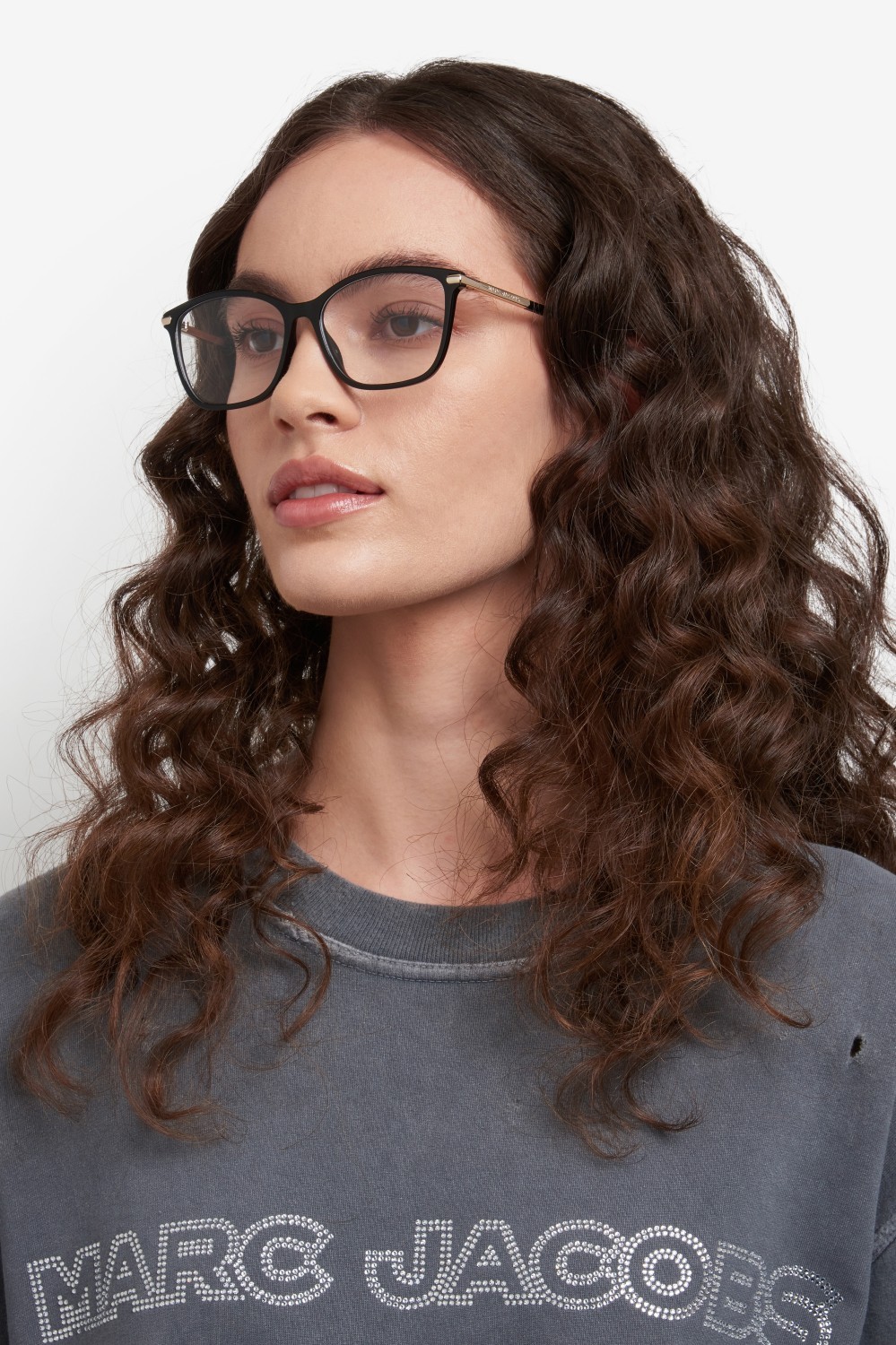 Occhiali da vista Marc Jacobs 836 109412 807 colore black forma rettangolare 