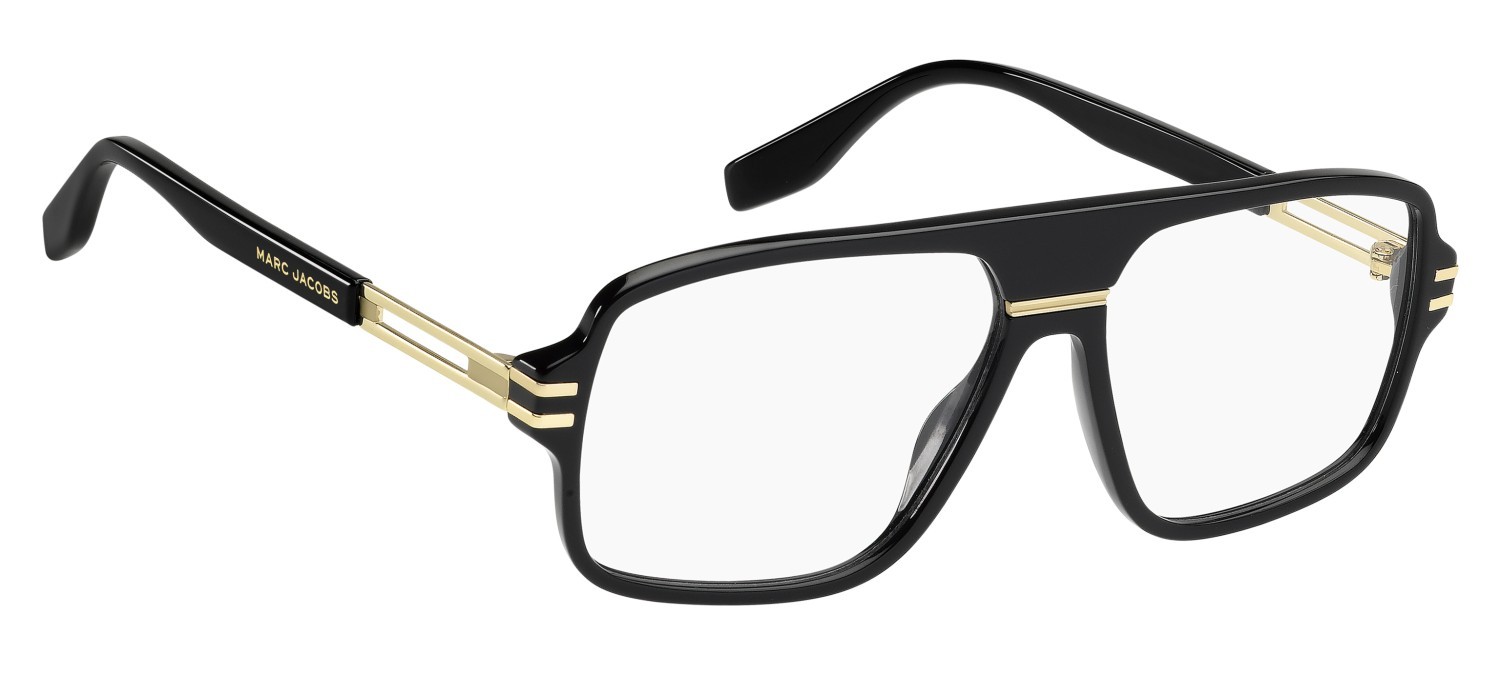 Occhiali da vista Marc Jacobs 844 109413 2M2 colore black gold forma rettangolare 