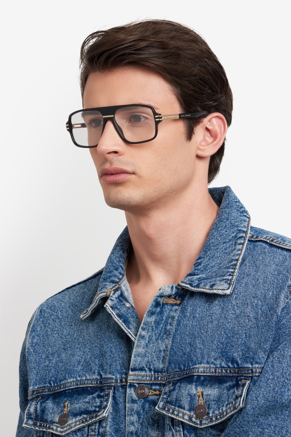 Occhiali da vista Marc Jacobs 844 109413 2M2 colore black gold forma rettangolare 