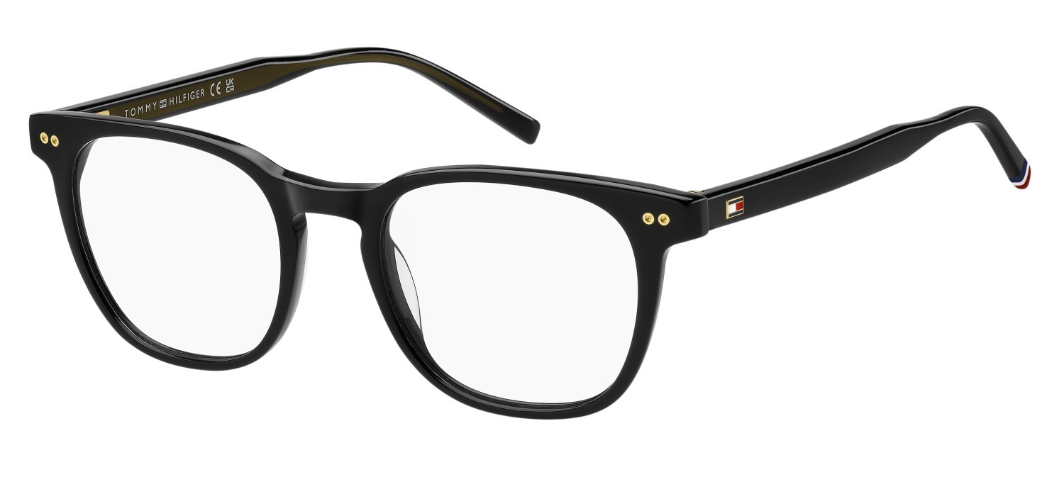 Occhiali da vista Tommy Hilfiger Th 2187 109415 807 colore black forma rettangolare 