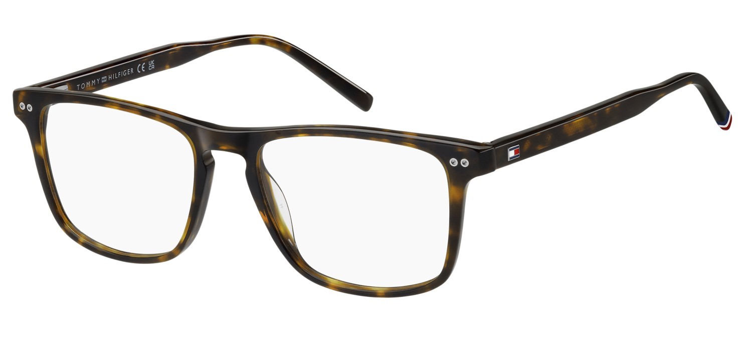 Eyeglasses Tommy Hilfiger Th 2189 109417 086 color havana shape rectangle 