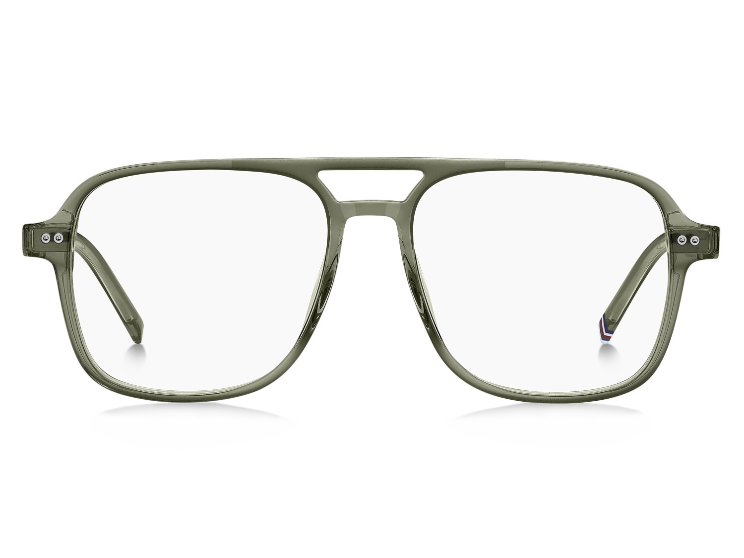 Occhiali da vista Tommy Hilfiger Th 2188 109418 1ED colore green forma quadrato 