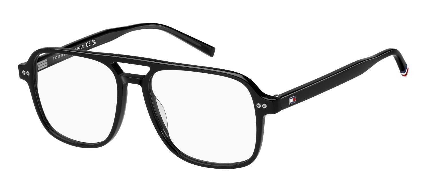 Eyeglasses Tommy Hilfiger Th 2188 109418 807 color black shape square 