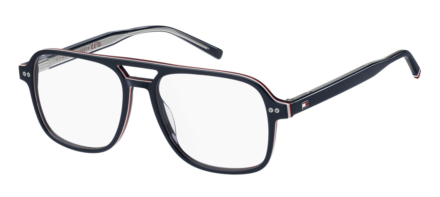 Occhiali da vista Tommy Hilfiger Th 2188 109418 PJP colore blue forma quadrato 