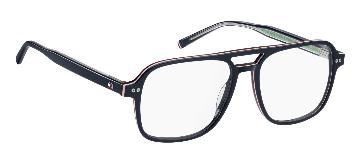 Occhiali da vista Tommy Hilfiger Th 2188 109418 PJP colore blue forma quadrato 