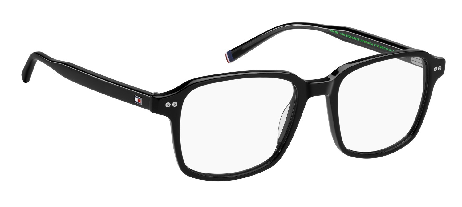 Occhiali da vista Tommy Hilfiger Th 2190 109419 807 colore black forma rettangolare 