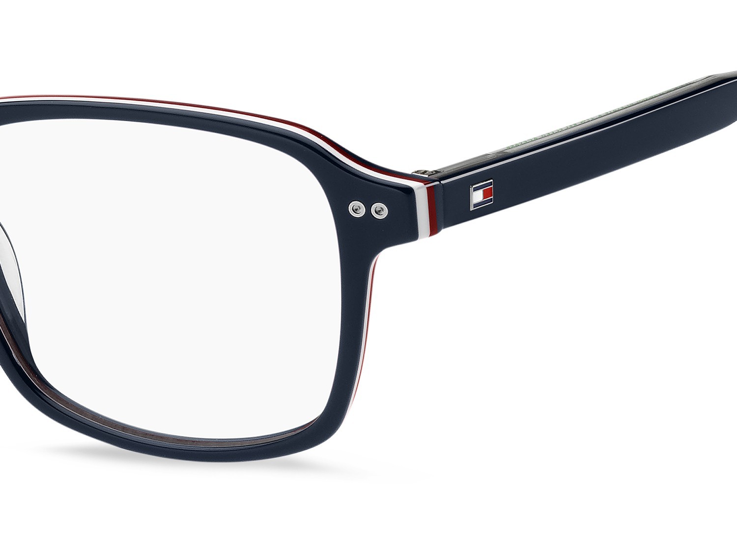 Occhiali da vista Tommy Hilfiger Th 2190 109419 PJP colore blue forma rettangolare 