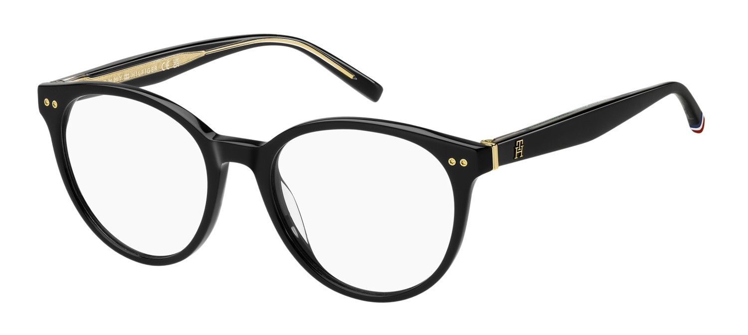 Occhiali da vista Tommy Hilfiger Th 2215 109421 807 colore black forma pantos 
