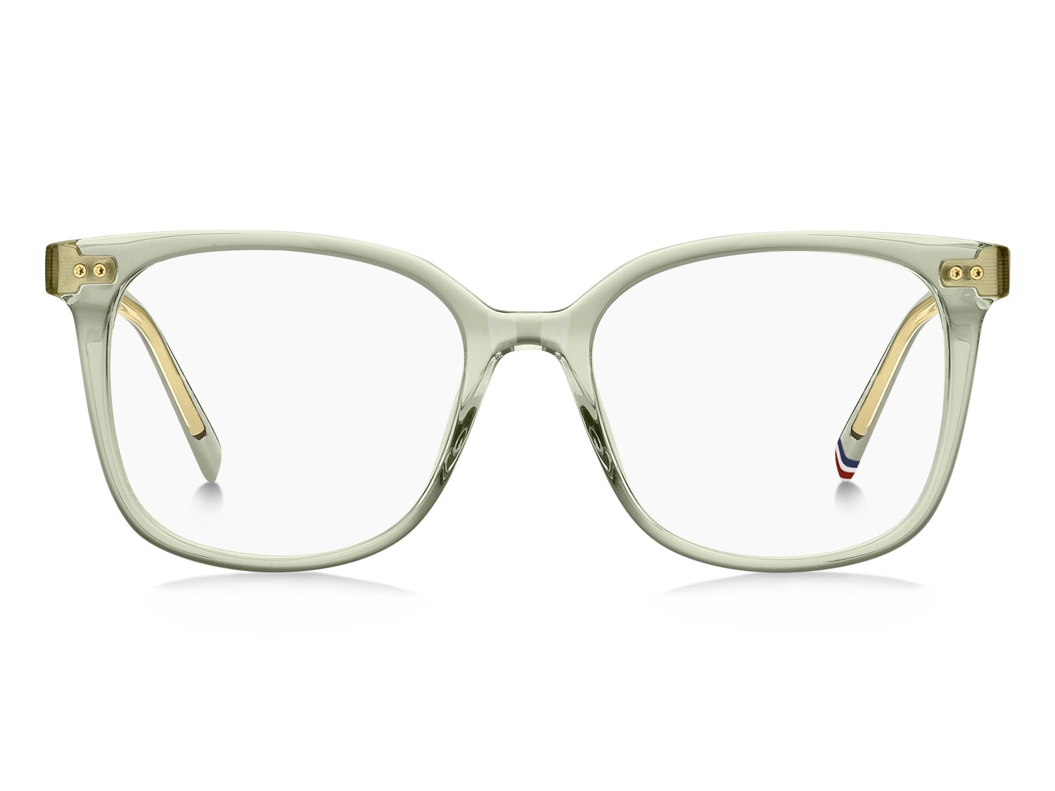 Occhiali da vista Tommy Hilfiger Th 2214 109422 1ED colore green forma rettangolare 