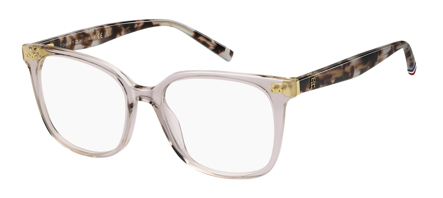 Occhiali da vista Tommy Hilfiger Th 2214 109422 35J colore pink forma rettangolare 