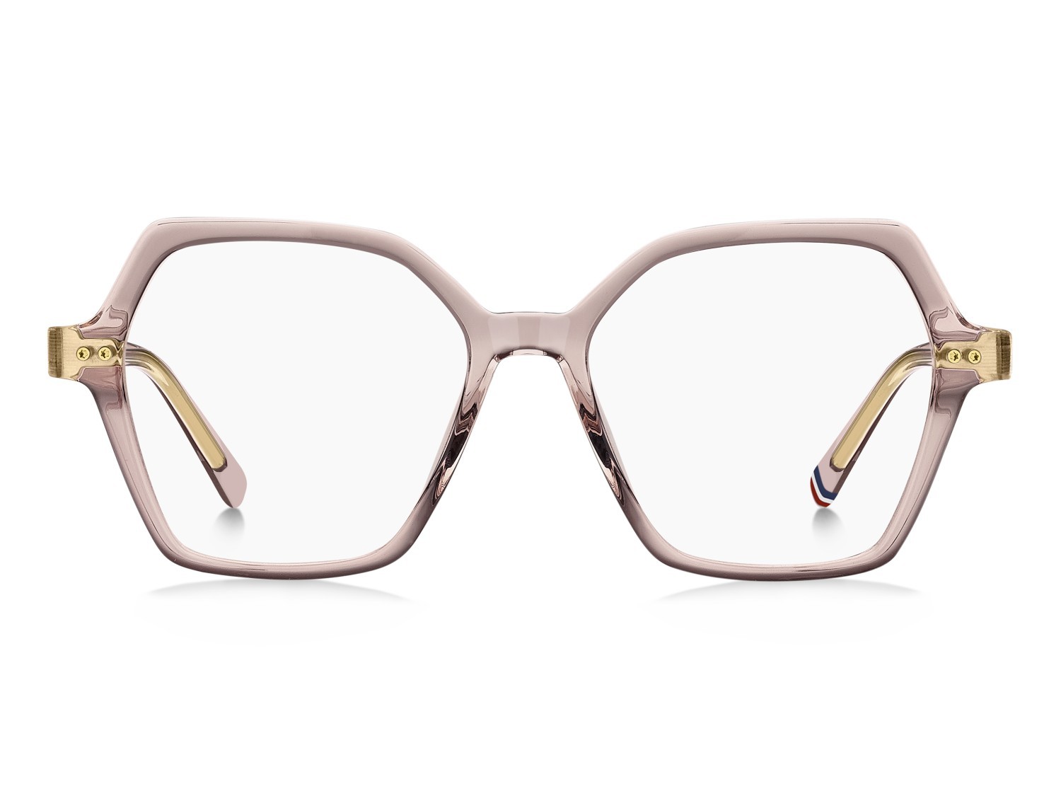 Occhiali da vista Tommy Hilfiger Th 2216 109423 35J colore pink forma farfalla 