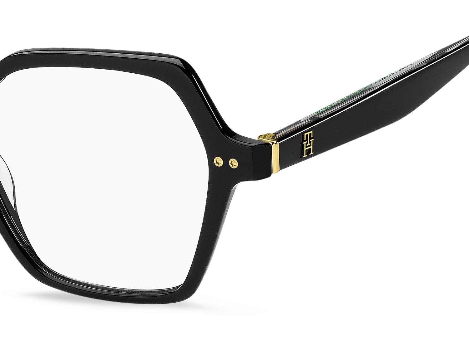 Occhiali da vista Tommy Hilfiger Th 2216 109423 807 colore black forma farfalla 