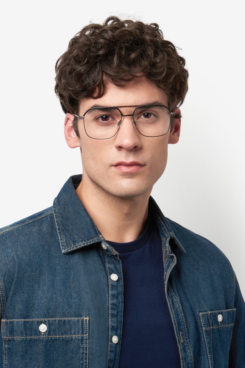 Occhiali da vista Tommy Hilfiger Th 2194 109424 SVK colore matte ruthenium black forma rettangolare 