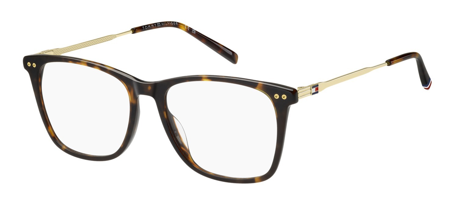 Occhiali da vista Tommy Hilfiger Th 2195 109426 086 colore havana forma rettangolare 