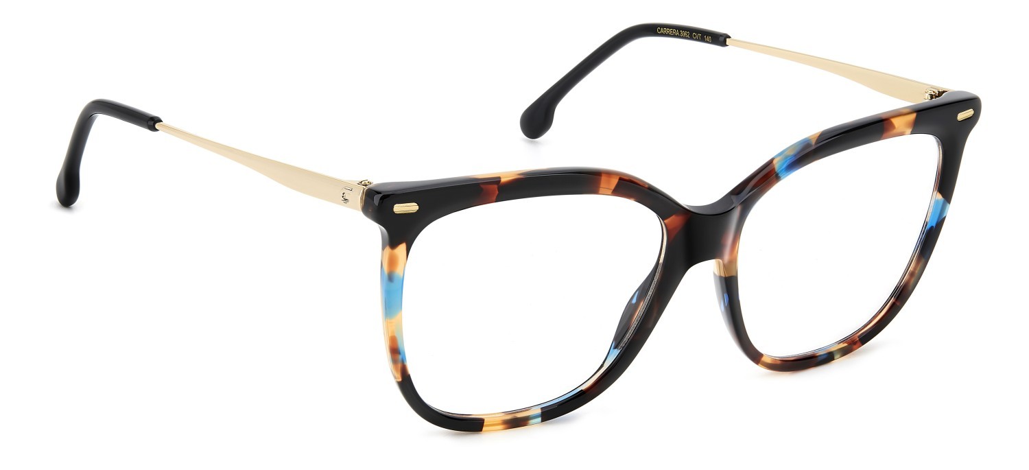 Brillen Carrera 3062 109429 CVT farbe teal havana form rechteckig 