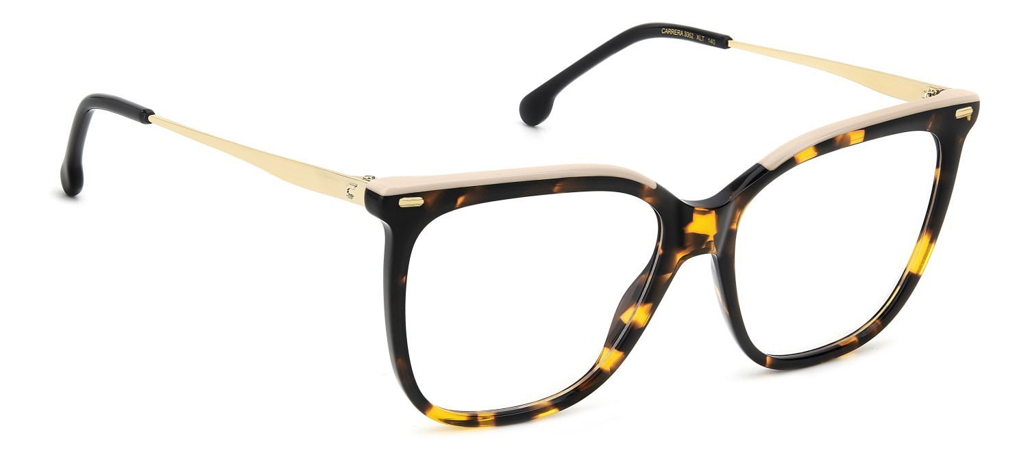 Brillen Carrera 3062 109429 XLT farbe havana beige form rechteckig 