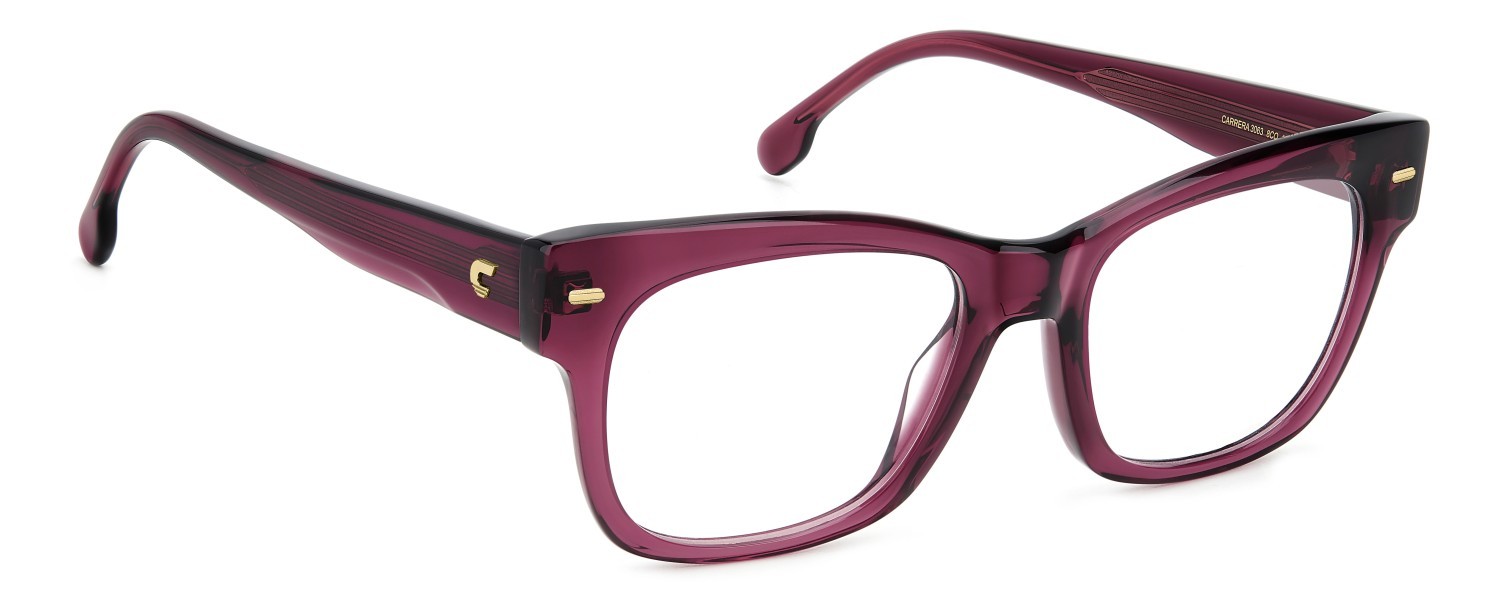 Brillen Carrera 3063 109430 8CQ farbe cherry form rechteckig 