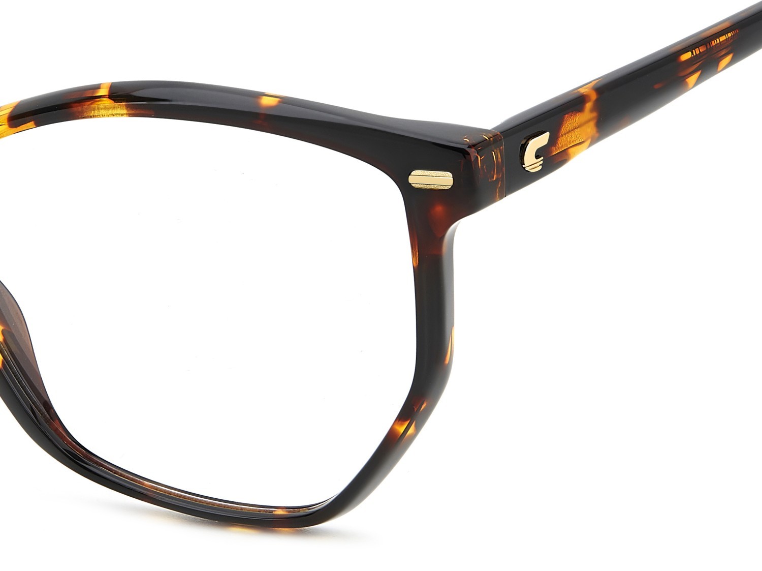 Brillen Carrera 3058 109438 QUM farbe dark havana gold form rechteckig 