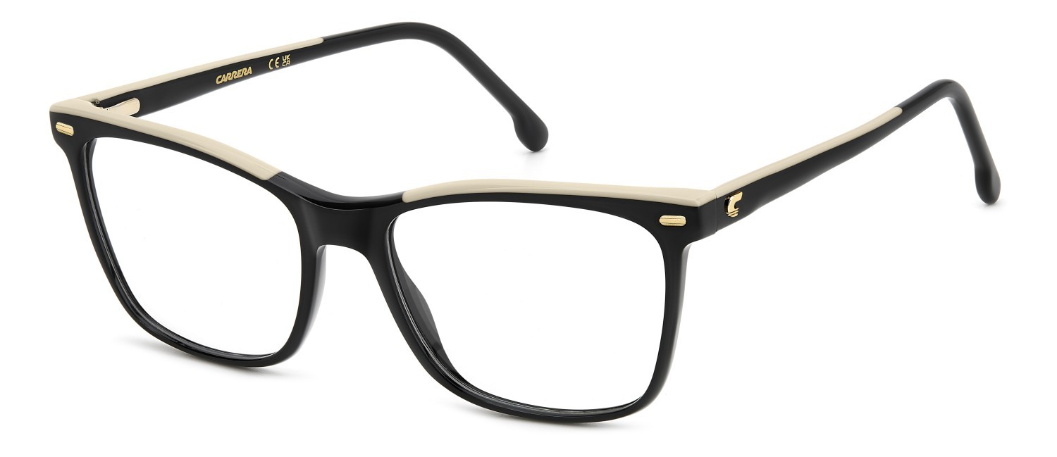 Brillen Carrera 3060 109440 0WM farbe black beige form rechteckig 