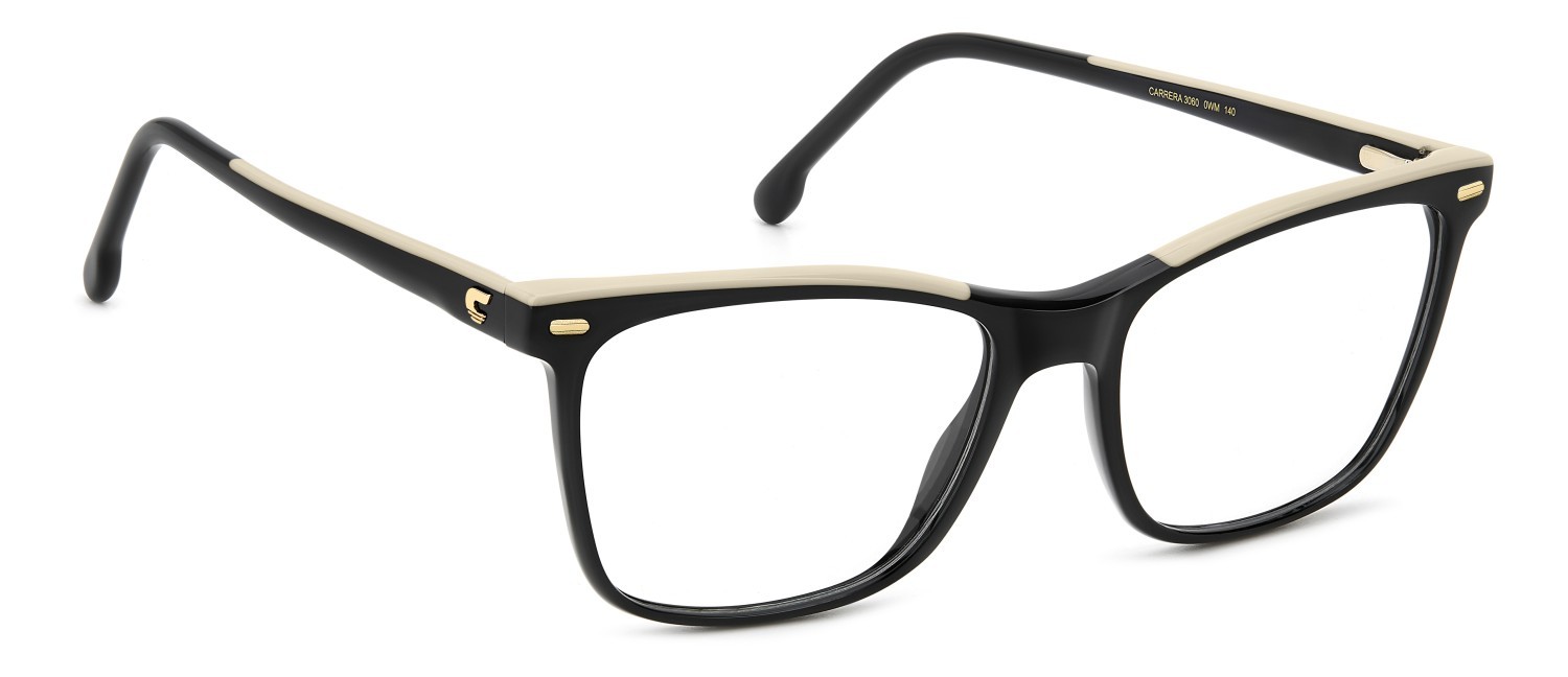 Brillen Carrera 3060 109440 0WM farbe black beige form rechteckig 