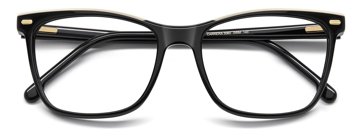 Brillen Carrera 3060 109440 0WM farbe black beige form rechteckig 