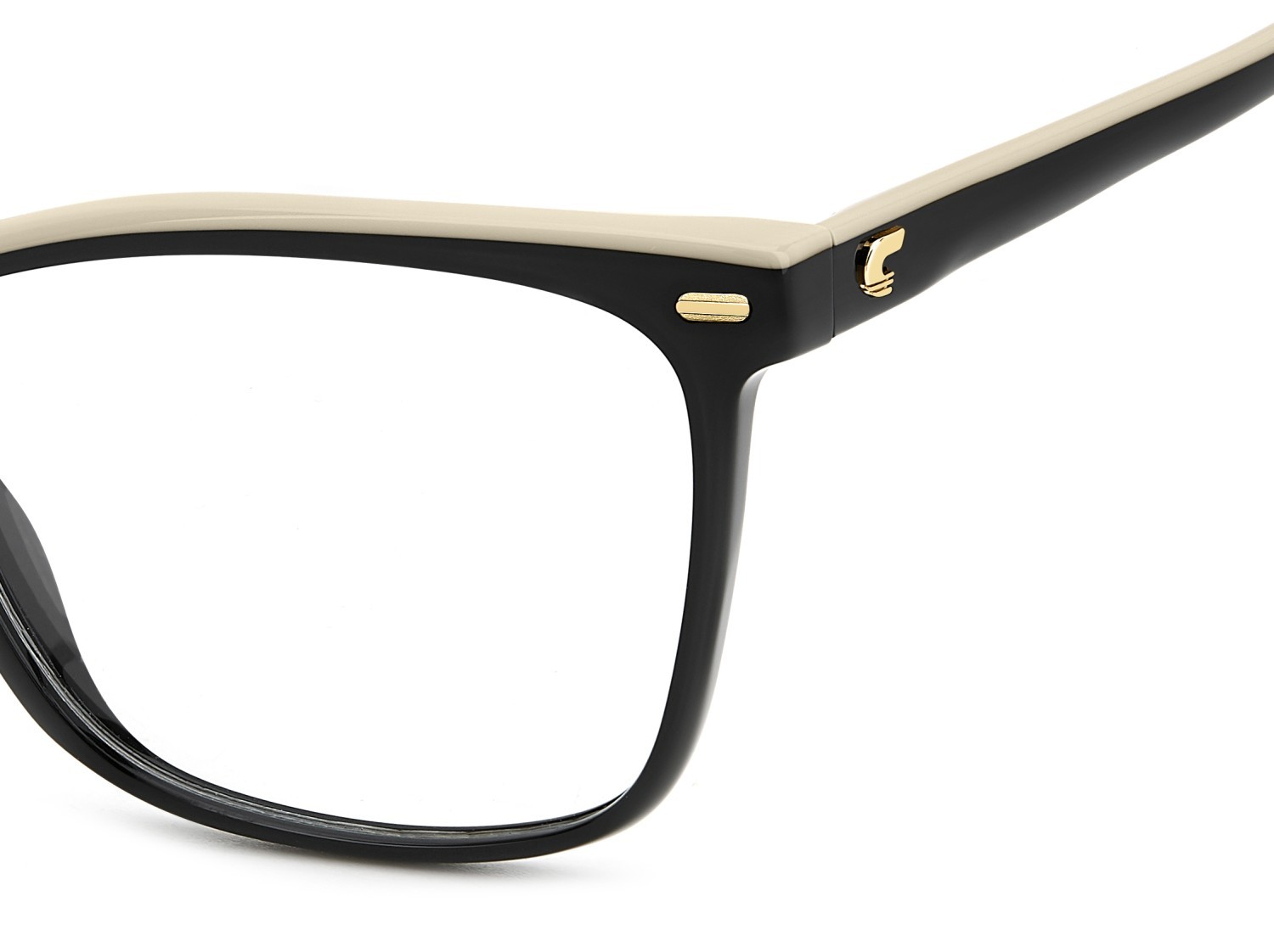 Brillen Carrera 3060 109440 0WM farbe black beige form rechteckig 