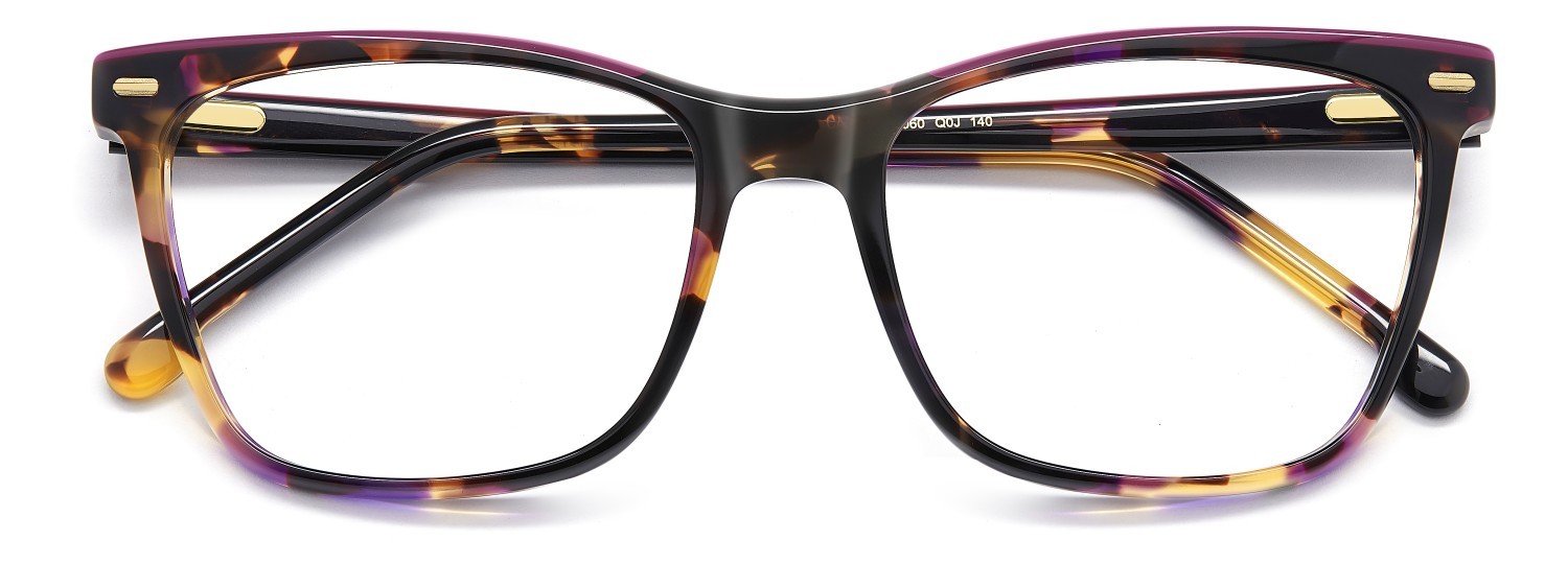 Brillen Carrera 3060 109440 Q0J farbe gold plum havana form rechteckig 