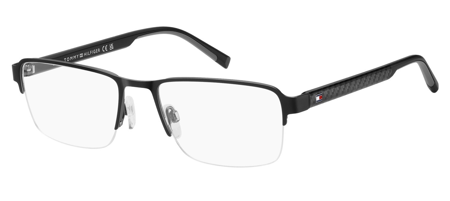 Occhiali da vista Tommy Hilfiger Th 2197 109447 003 colore matte black forma rettangolare 