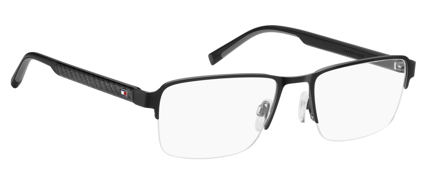 Occhiali da vista Tommy Hilfiger Th 2197 109447 003 colore matte black forma rettangolare 