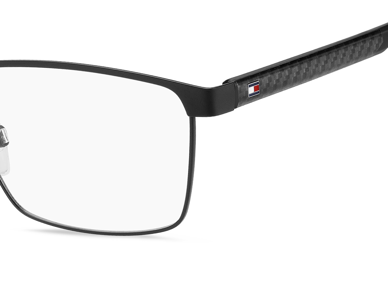 Eyeglasses Tommy Hilfiger Th 2196 109448 003 color matte black shape rectangle 