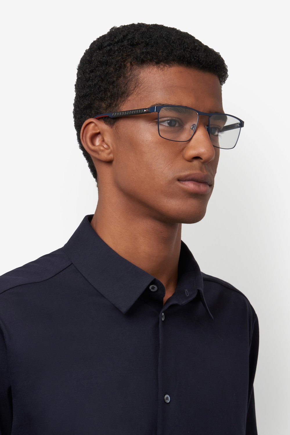 Eyeglasses Tommy Hilfiger Th 2196 109448 PJP color blue shape rectangle 