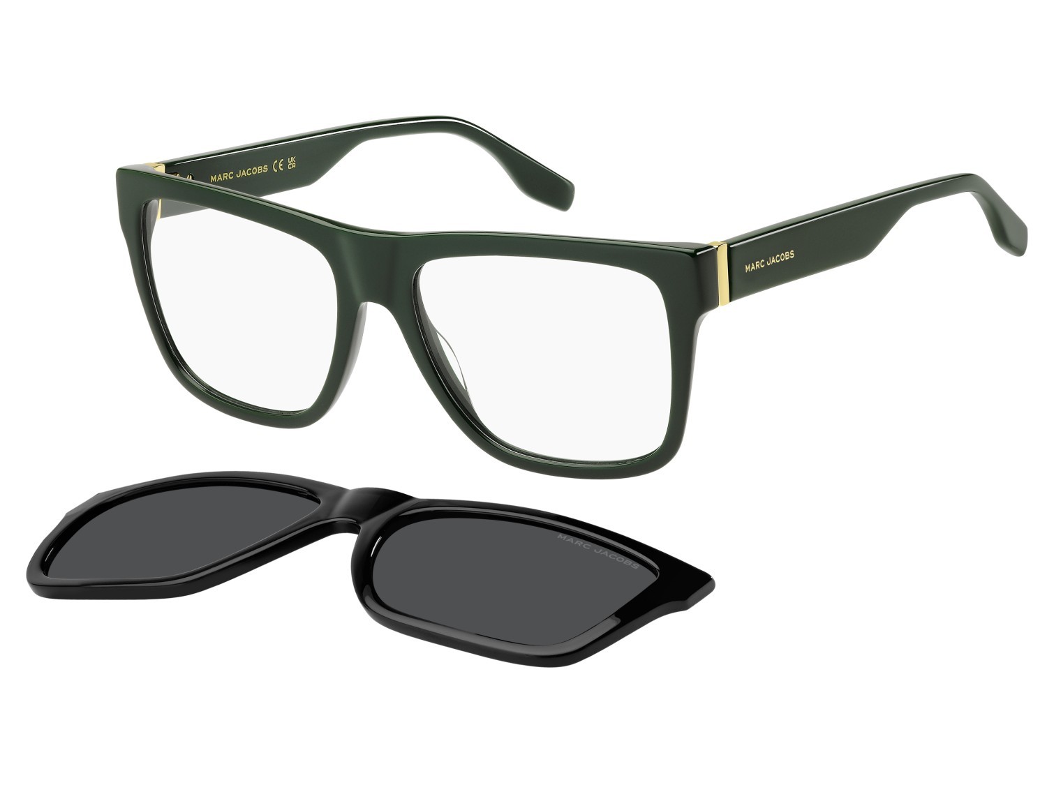Occhiali da vista Marc Jacobs 848/C 109450 1ED colore green forma rettangolare lenti grey polarized